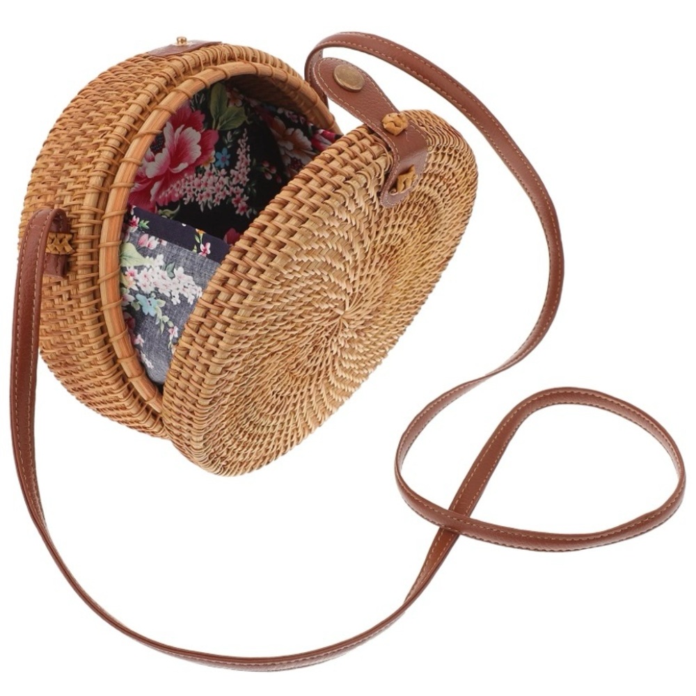 Rattan Crossbody Bag